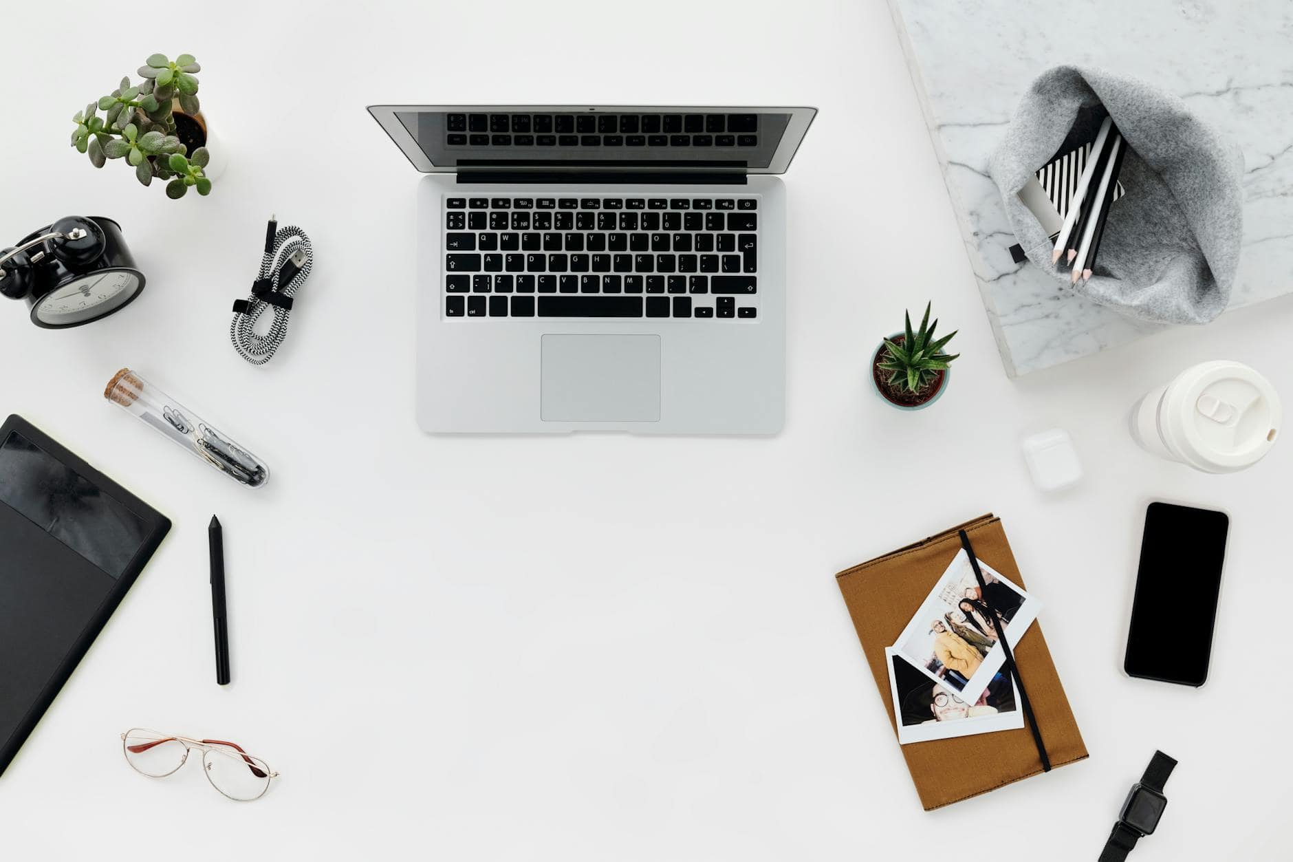 organized digital workspace clean